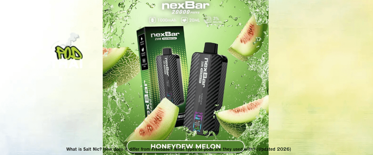 Salt Nic คืออะไร ต่างจาก Freebase ยังไง ใช้กับพอตแบบไหน